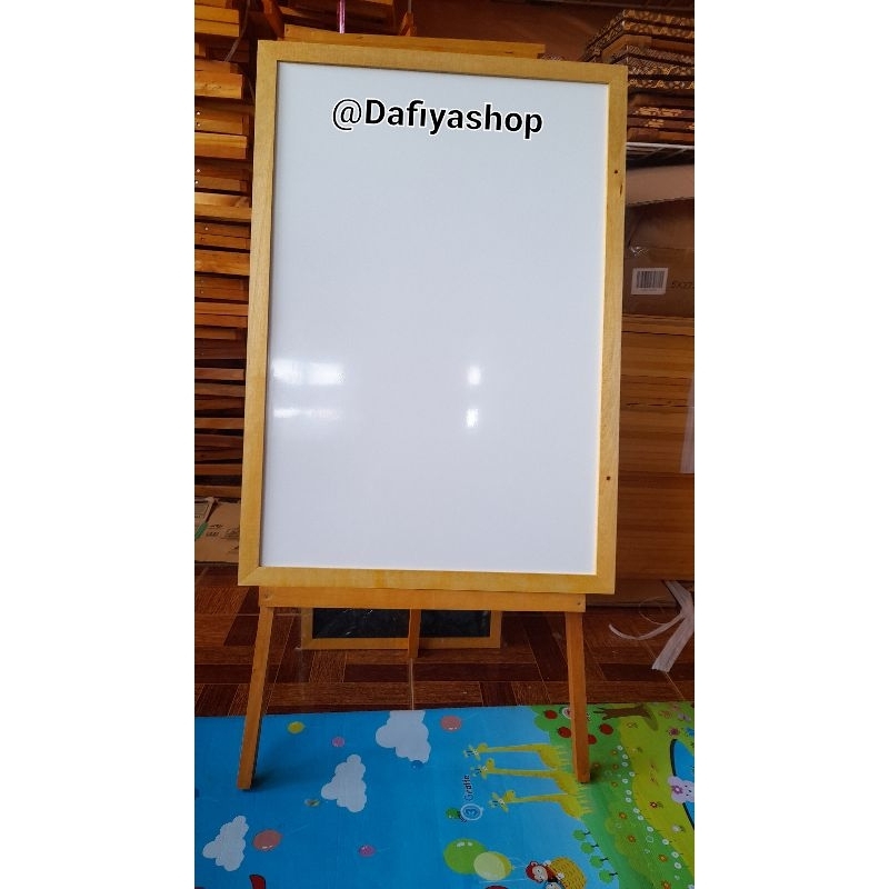 

Papan Tulis Anak whiteboard Uk 60X40 free spido dan penghapus