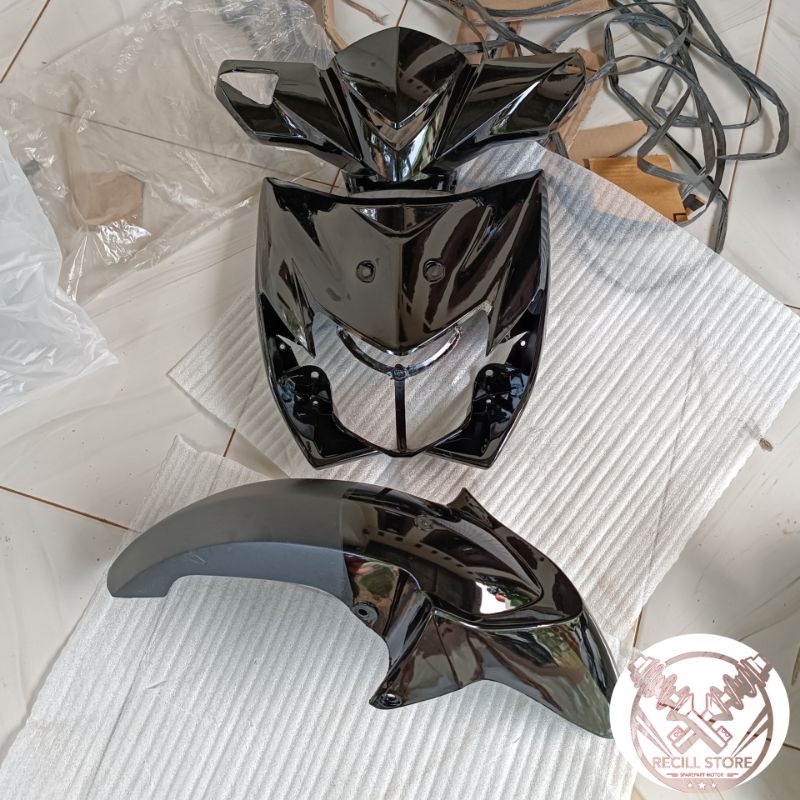 Cover body depan honda blade 110 lama hitam