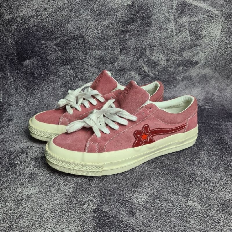Sepatu Converse Golf le fleur pink second bekas