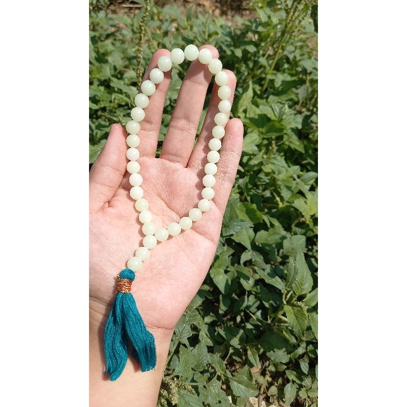 tasbih batu fosfor natural 8mm isi 33butir