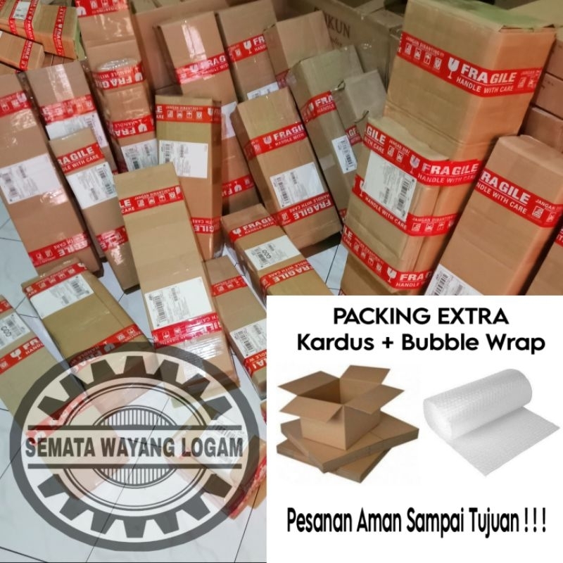 

Packing Ekstra Kardus Dan Bubble Wrap