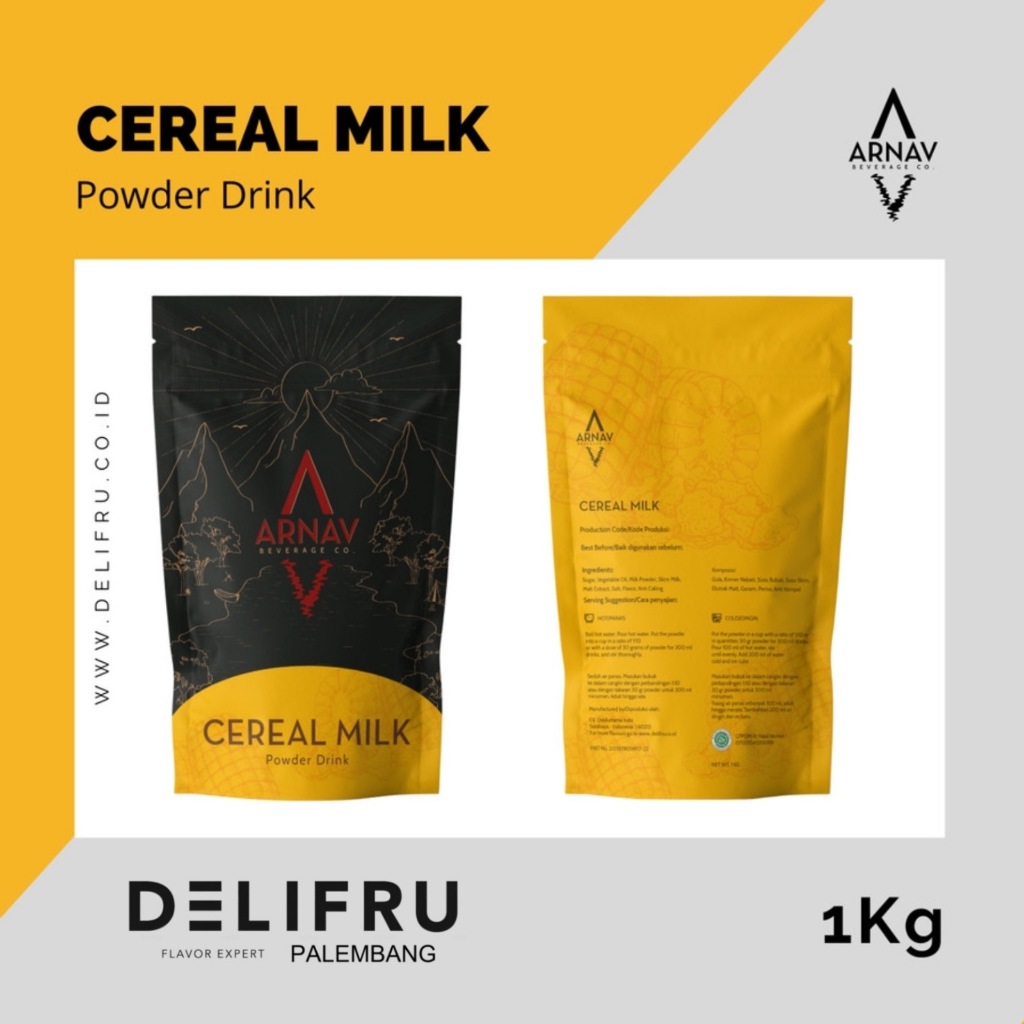 

Arnav Powder Drink Cereal Milk - Bubuk Minuman Sereal Susu 1 Kg