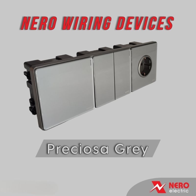 NERO Saklar Preciosa Grey