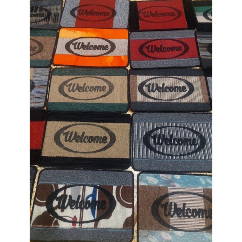 KESET KAKI WELCOME ANTI SLIP 37*55 CM LARIS.JY