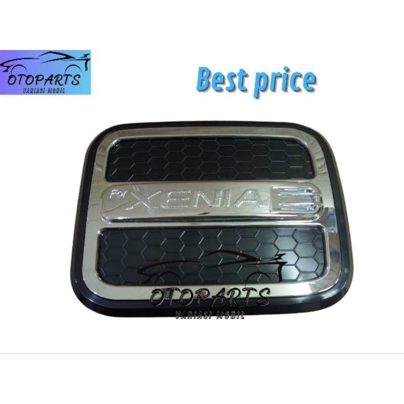 TANK COVER XENIA HITAM CROM 2004-2011/AKSESORIS TUTUP TANKI XENIA HITAM CROM 2004-2011