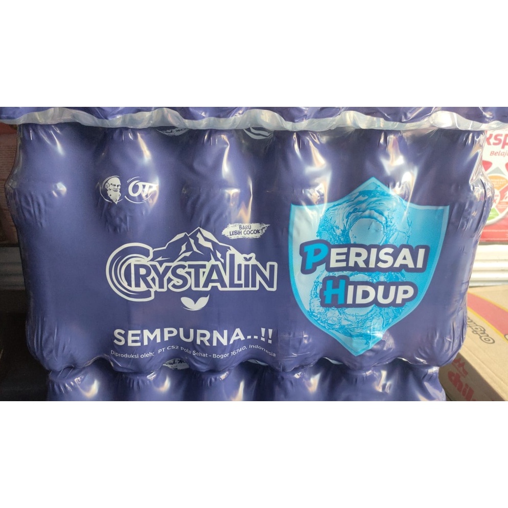 

COD CRYSTALLINE AIR MINERAL ALAMI PEGUNUNGAN PH 8 / 330ML X 24 BOTOL ➺Seller