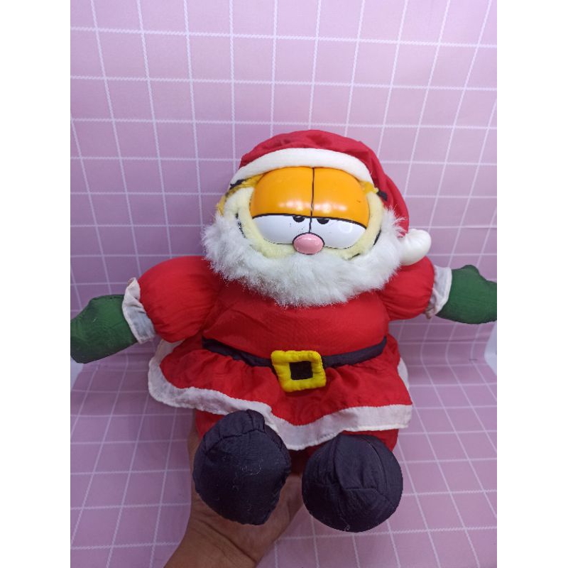 boneka Garfield x mas edition parasut bahan