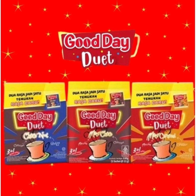 

Goodday duet choconut & moca caramel 1rcg isi 10pcs 22gr