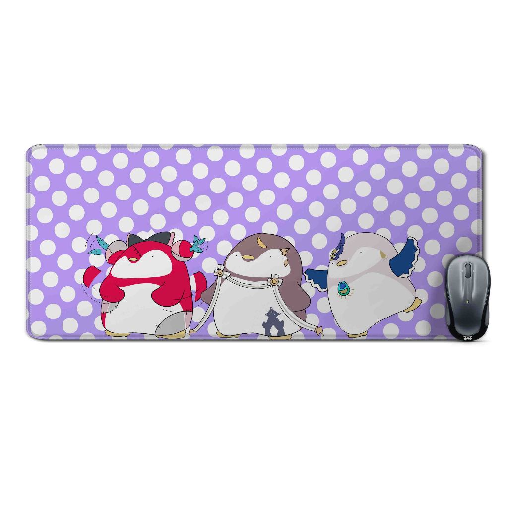 Deskmat mousepad extended anime vtuberHOLO ID PENGUIN DOLL HOLORO-HOLO IDmaterial Rubber