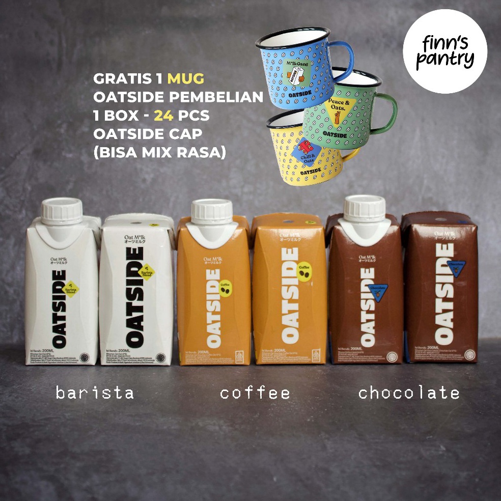 

Harga Murah (1 BOX) OATSIDE Mini Cap/Straw 200ml Laris