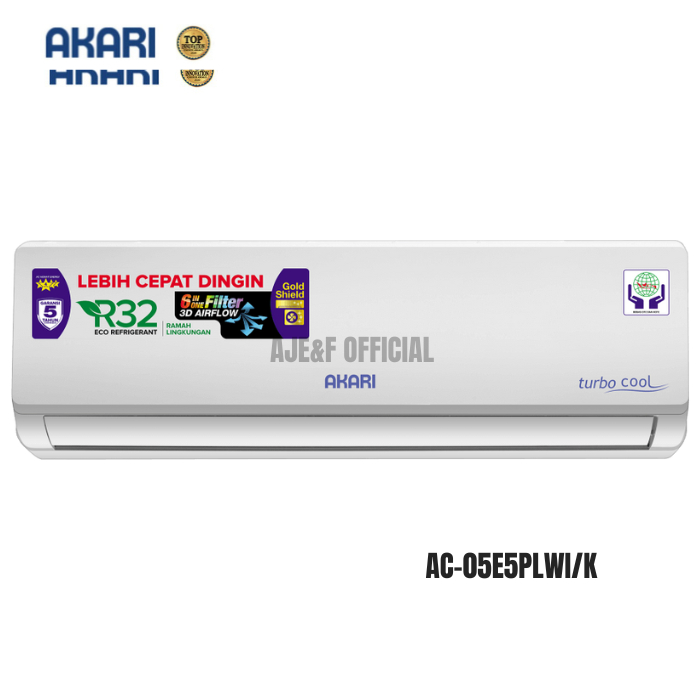 AC AKARI A-05E5PLWI/K AC 1/2 PK LOW WATT UNIT ONLY