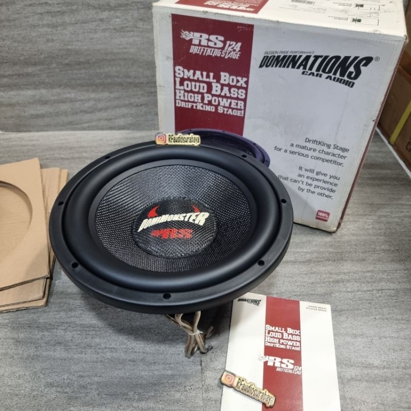 Subwoofer Dominations RS 124 drifking