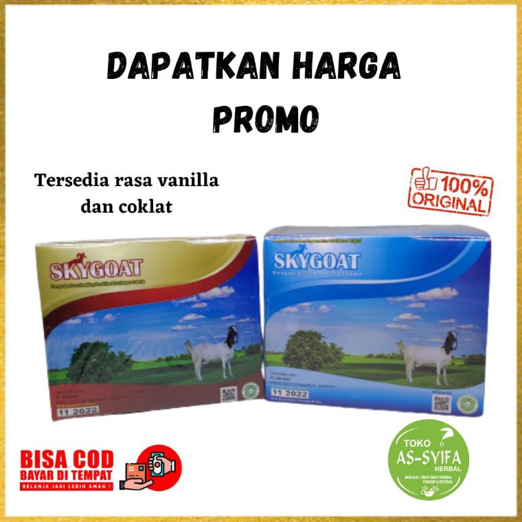 

TIPE C978 Skygoat Susu Kambing Etawa / Skygoat Coklat Vanilla / Skygoat Original / Skygoat Rasa Coklat Vanilla / Sky Goat etawa / Sky Goat Susu Kambing