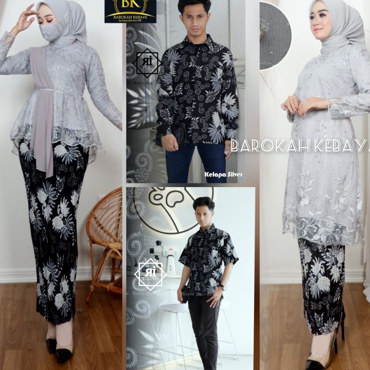 BestSeller COUPLE KEBAYA DAN BATIK / KEBAYA SERAGAM / KEBAYA TUNIK / KEBAYA WISUDA / COUPLE BATIK KE