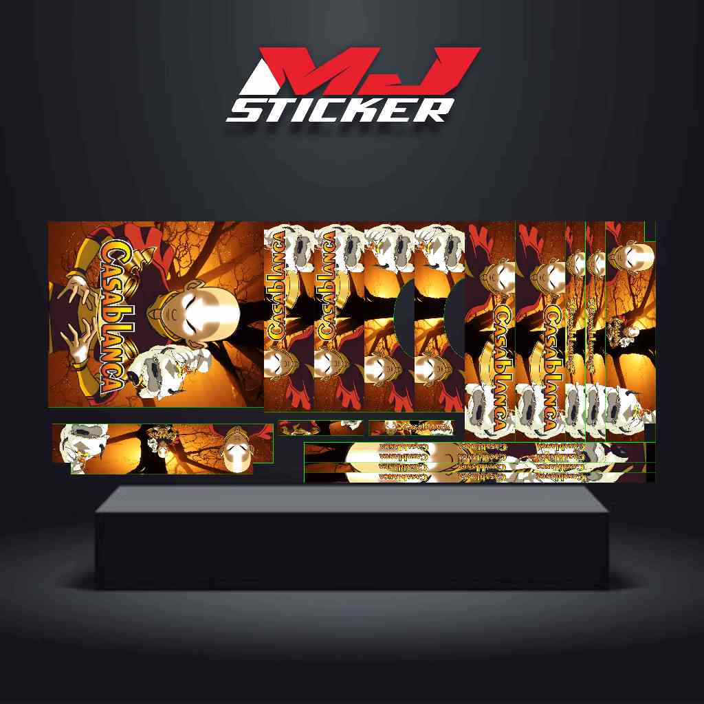 Decal Sangkar Burung Motif Avatar