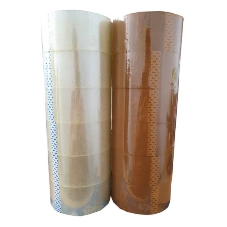 

→ (1slop= 6pc) LAKBAN 100 YARD 2 INCH ISOLASI BENING COKLAT ➩Buruan Beli