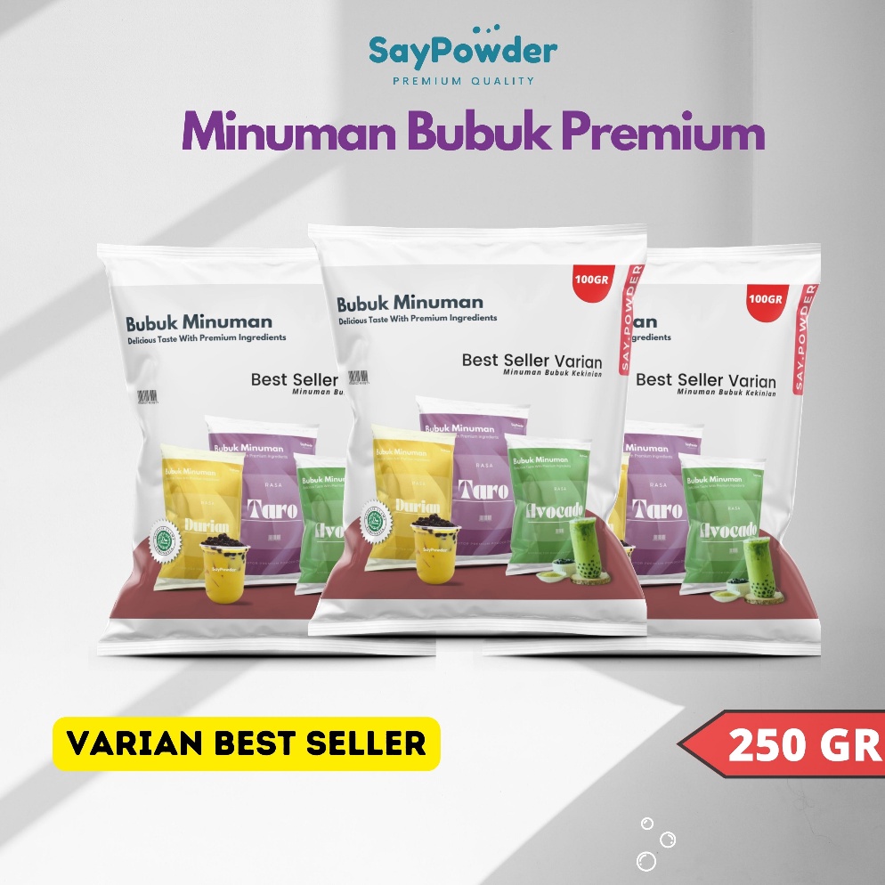 

64 BUBUK MINUMAN RASA PREMIUM 250 GRAM SERBUK MINUMAN KEKINIAN ES BOBA BUBBLE DRINK BUBUK POWDER MINUMAN RASA 6791