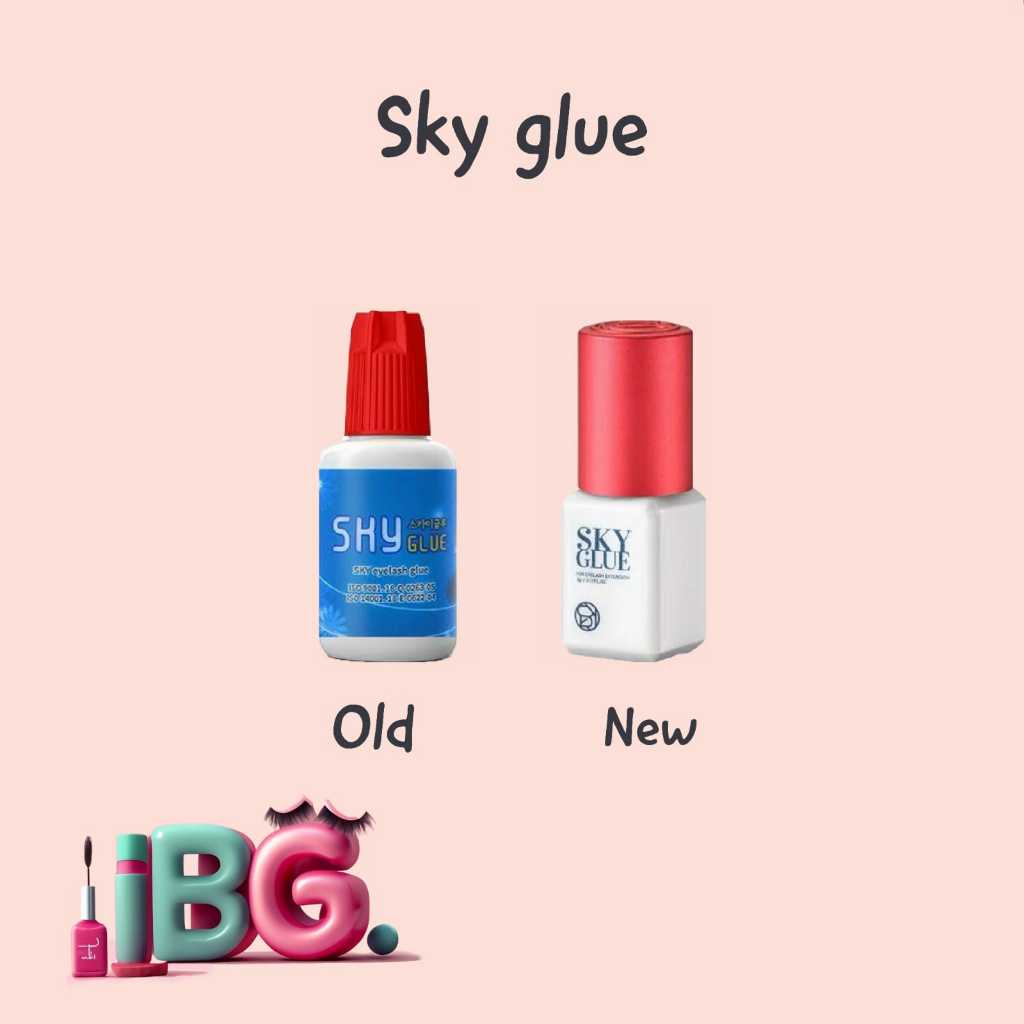 Sky Glue 5ml / Lem Sky Tutup Merah GLUE RED S Eyelash Extension 5ml