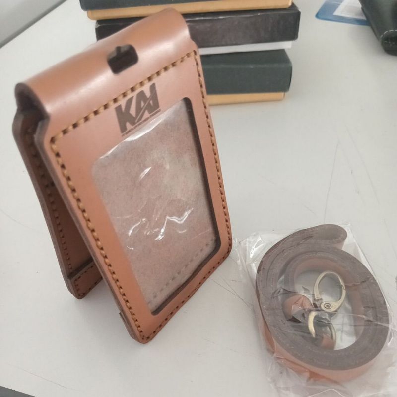 

ID CARD HOLDER KULIT SAPI 2 muka magnet(CuSTOM)