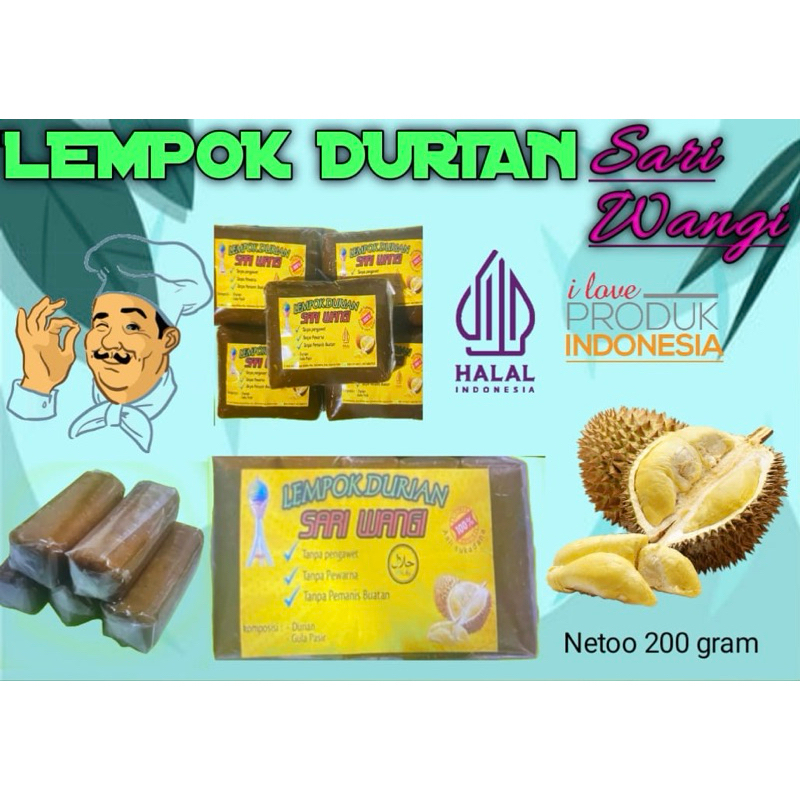 

Dodol durian (Lempok) asli bSukadana, kayong utara, Kal-bar. Kemasan 200gram. Baru buatan desember 2024
