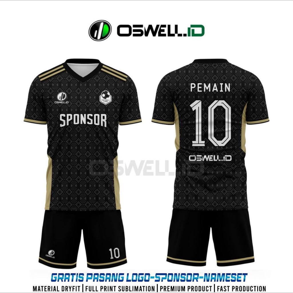 BAJU JERSEY FUTSAL DAN SEPAK BOLA FREE CUSTOM FULL PRINTING PREMIUM  [KODE OSWELL FO OS68]