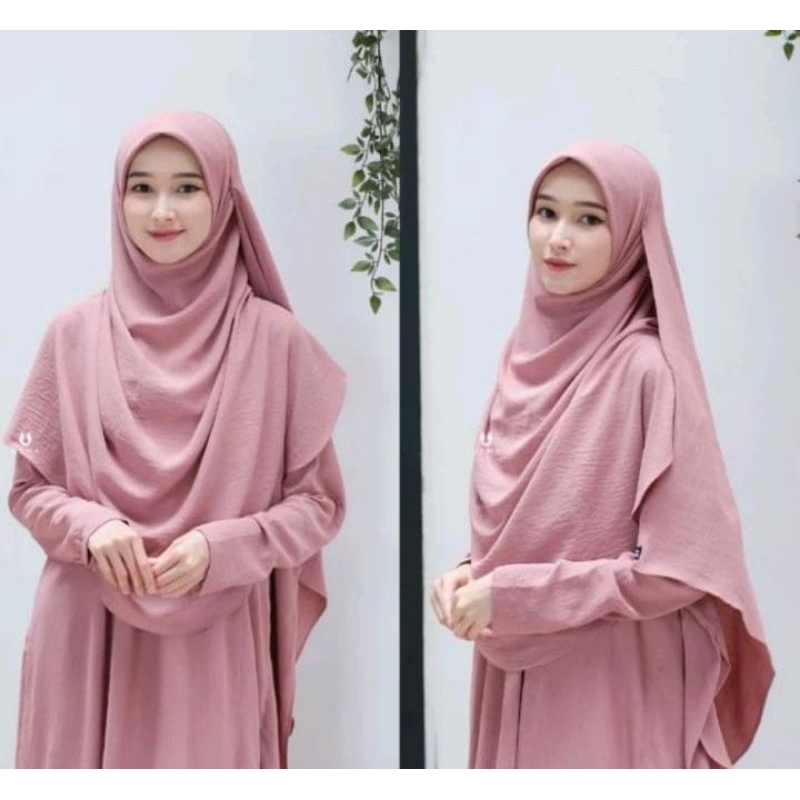 BAWAL SHAWL SYAR'I NAILA BAWL CRINKLE AIRFLOW / PASHMINA BAWL SYAR'I KEKINIAN