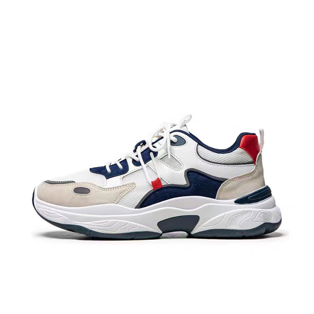 	 1489 - Epsilon Sepatu Sneakers Hitam Putih Casual Sports - E13	