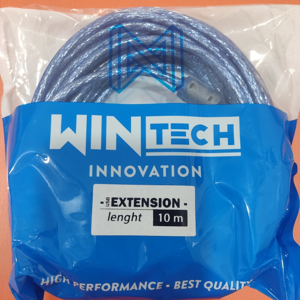 KABEL USB EXTENTION 10 METER / PERPANJANGAN USB MALE TO USB FEMALE 10 METER