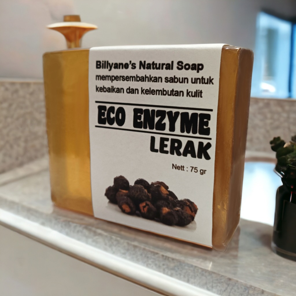Sabun Transparent Eco Enzyme Lerak