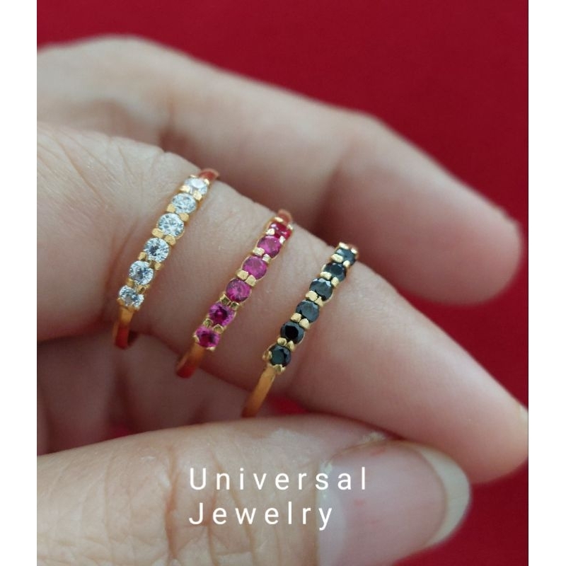 Cincin Dewasa Listring Emas Muda setengah gram