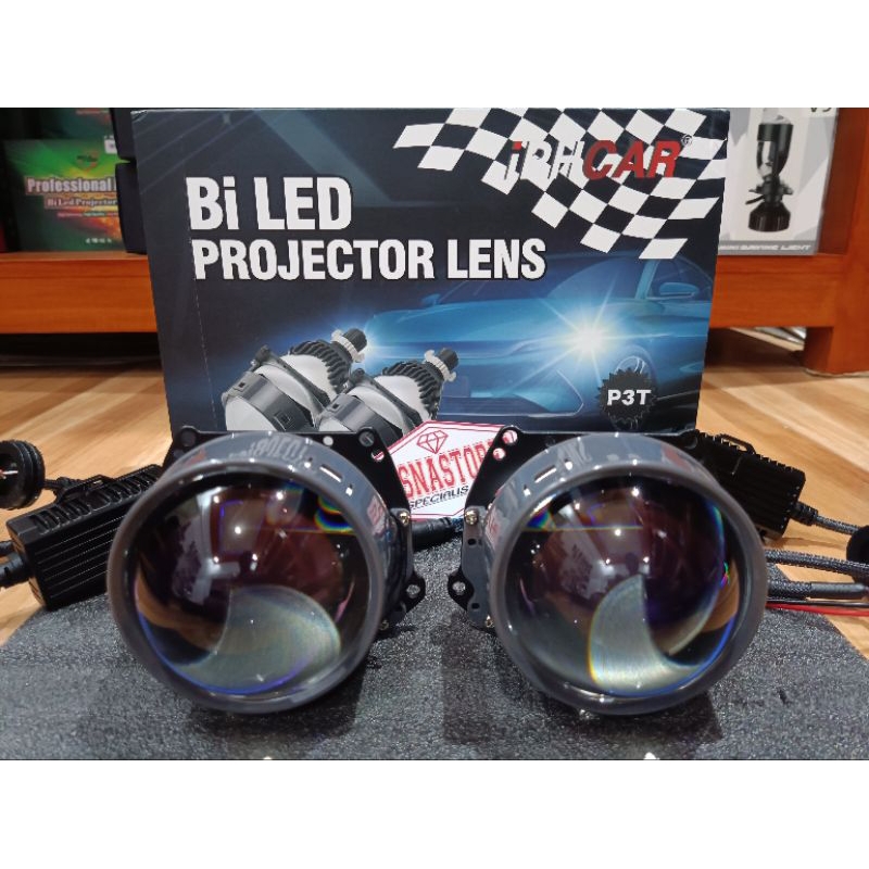 PROJECTOR BILED IPHCAR P3T 65W 3 INCH BLUE LENS