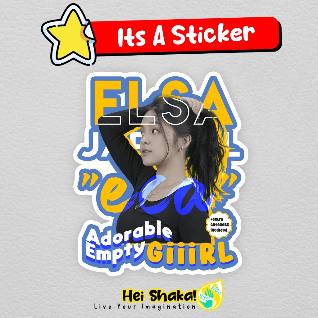 

Stiker ECA AURA Elsa Japasal Sticker BA Esport Bahan Vinyl Anti Air