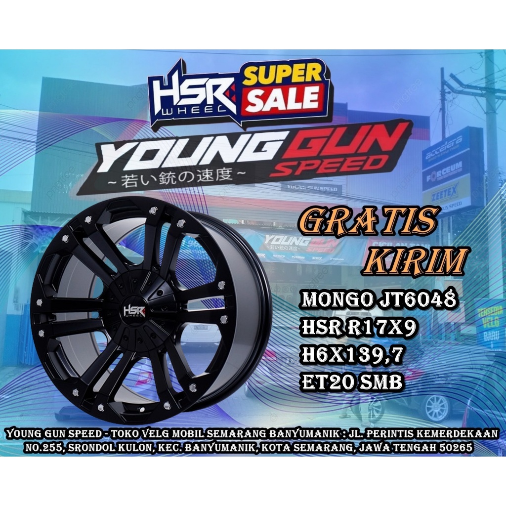 velg mobil fortuner vrz Ring 17 hsr mongo velg offroad tuk pajero triton