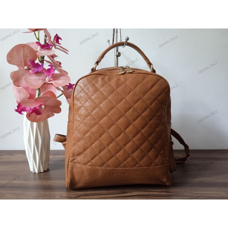 Ransel kulit asli Nicole Miller