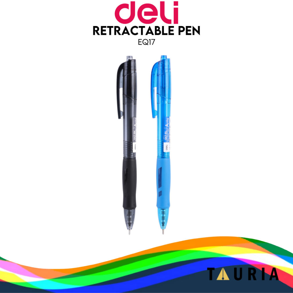 

Deli Retractable Ballpoint Pulpen Cetek Tip 0.7 mm EQ17