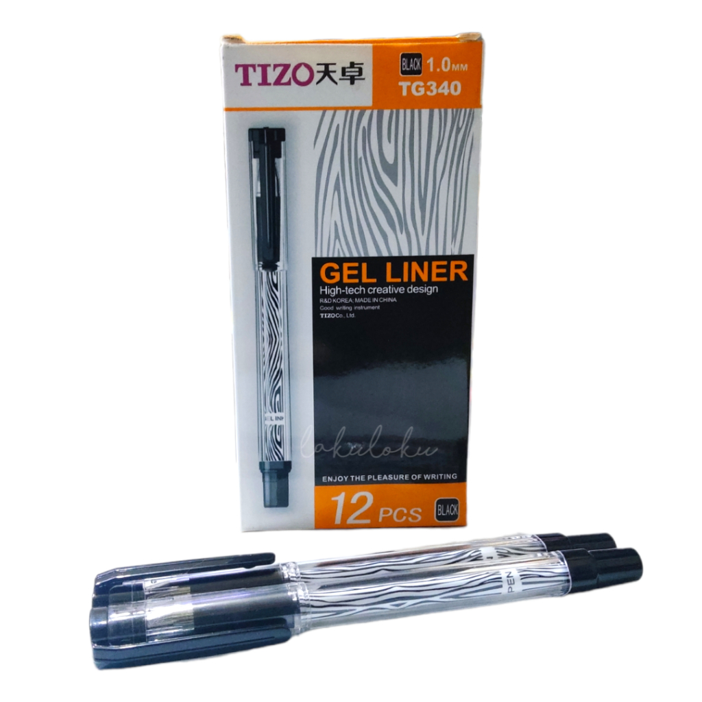 

(1 PCS) Bolpoin Gel Tizo 1mm TG340 Tinta Hitam
