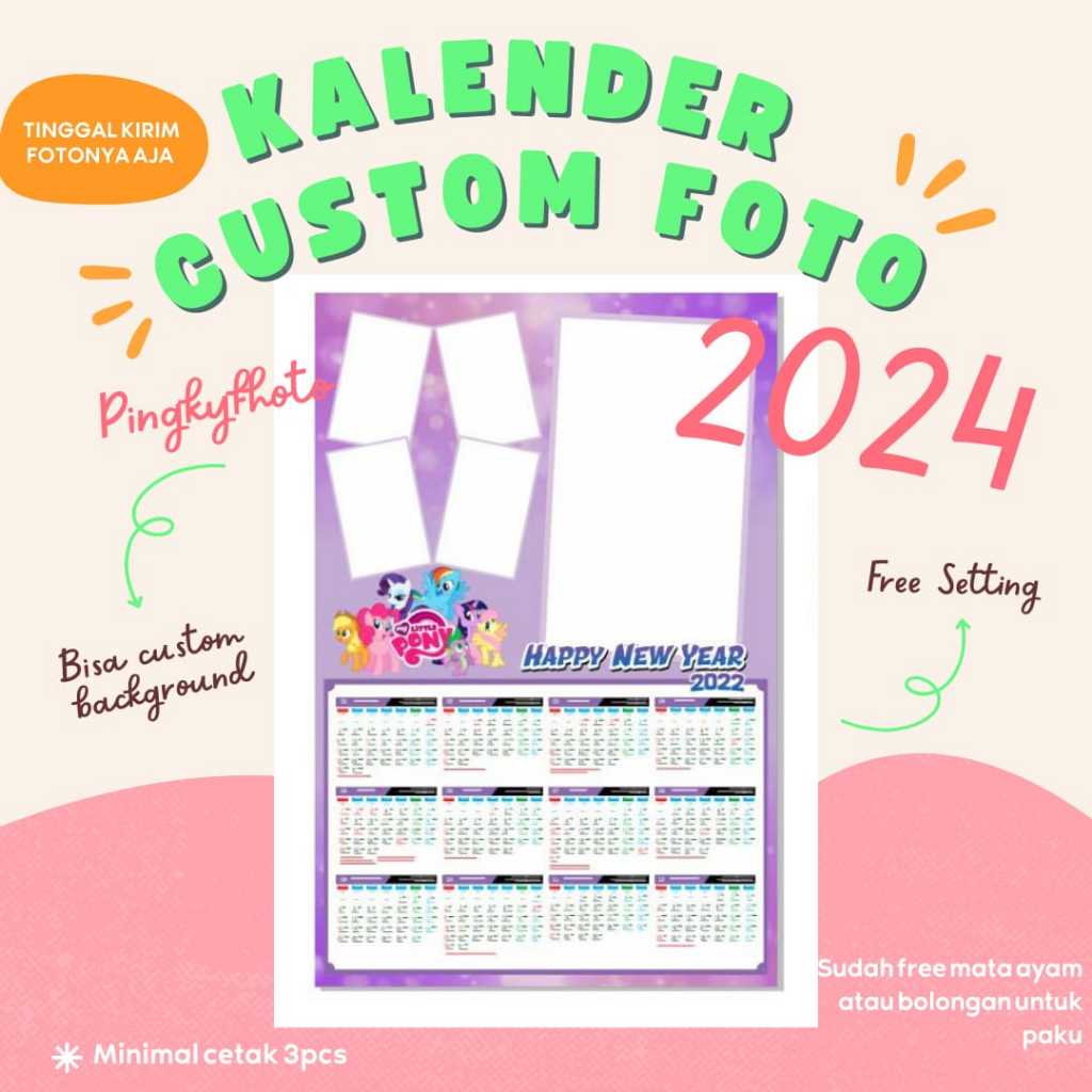 

[COD] CETAK KALENDER 2024 1 PCS BISA CUSTOM FOTO ATAU BACKGROUND