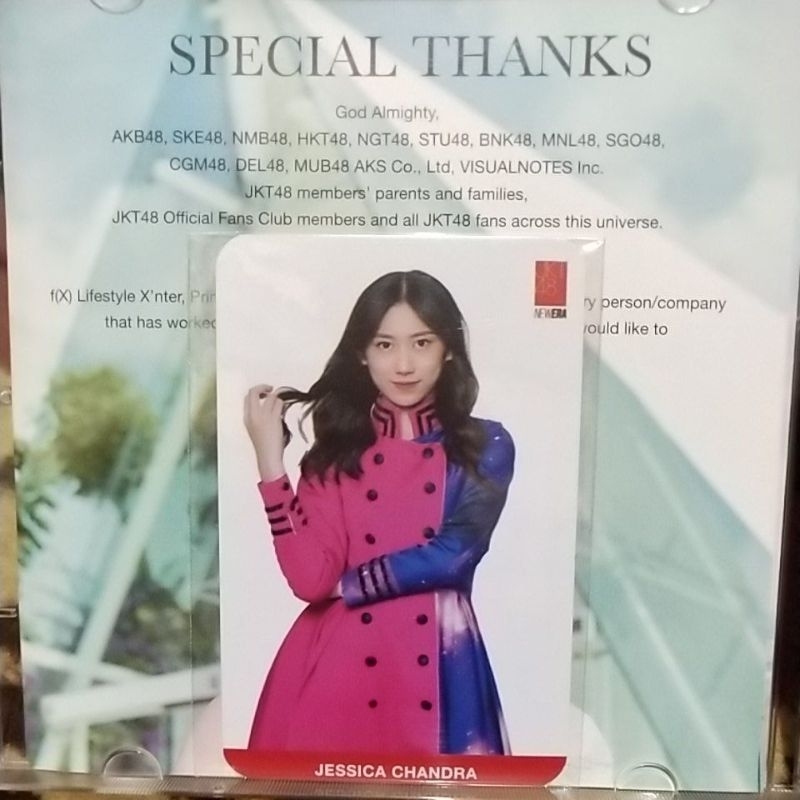 photocard member jkt48 jessica chandra. 100% official