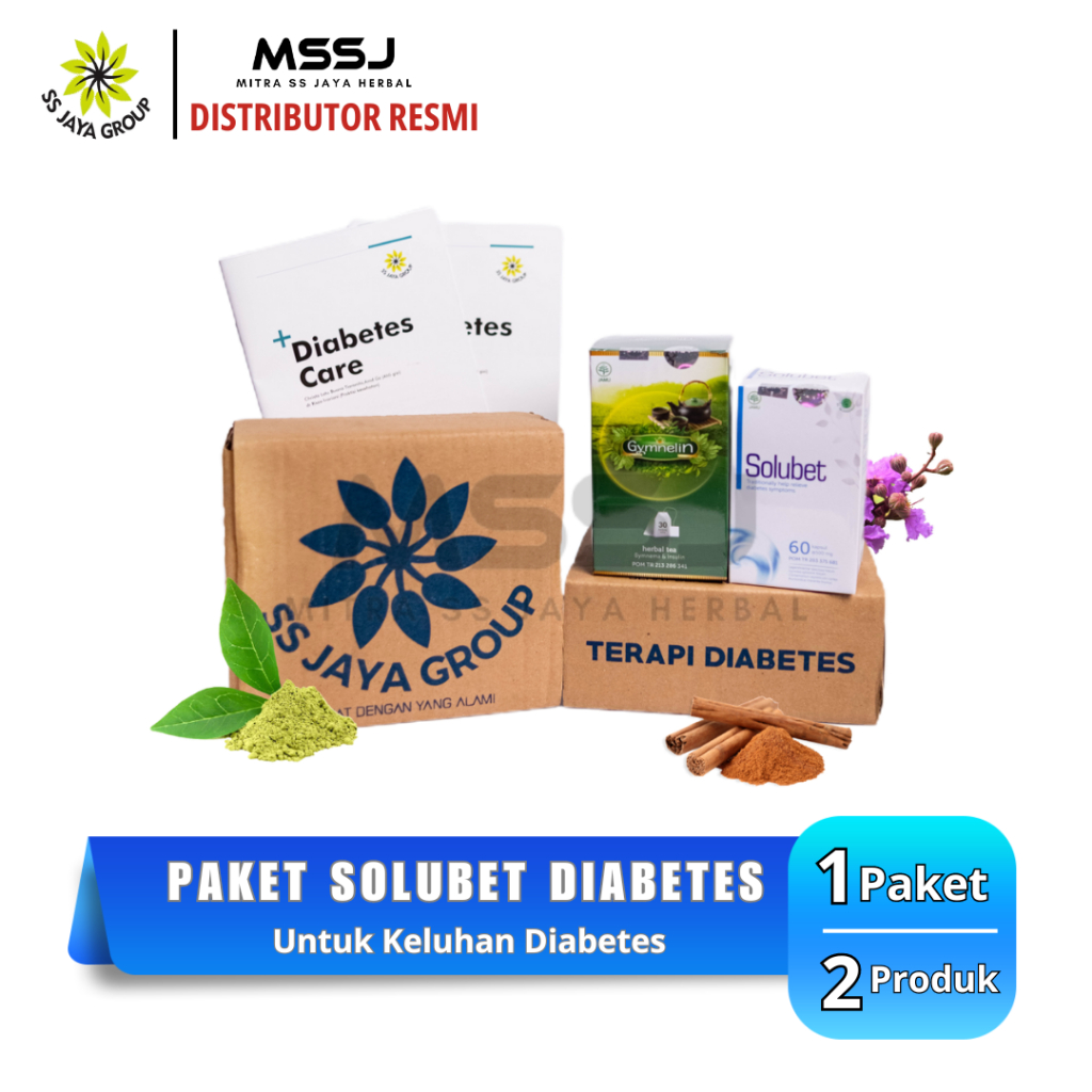 PAKET SOLUBET SS JAYA GRUP | OBAT DIABETES | OBAT HERBAL DIABETES AMPUH