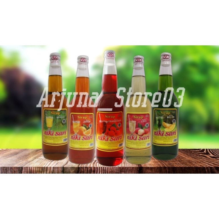 

SIRUP NIKI SARI 625 ML FRAMBOZE/JERUK/MELON/NANAS/LECI 100% GULA ASLI TANPA PENGAWET ❉Grosir