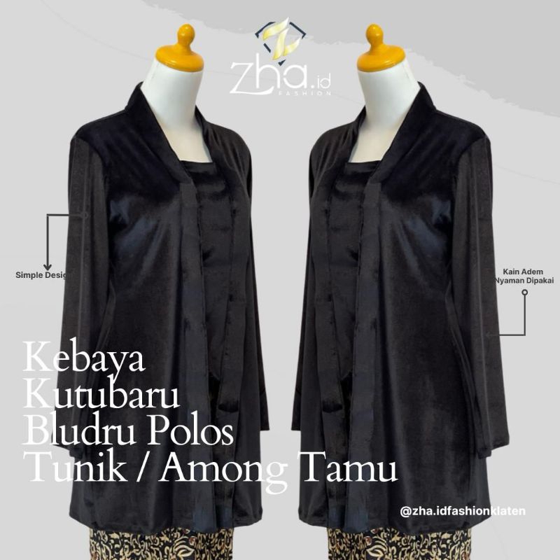 Baju (Among Tamu) Atasan Kebaya Kutubaru Tunik Polos / Tunik Modern