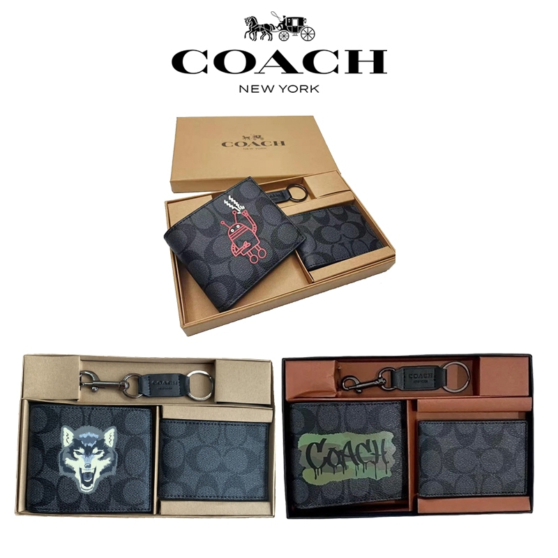 F11945, F31522, F37333, Coach Dompet Pria, Coach Dompet Kartu, Original 100%, Coach Dompet Kecil, Li