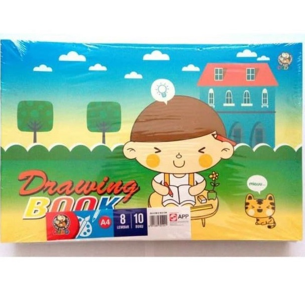 

MHP BUKU GAMBAR A4 DODO [PACK -10 BUKU] / DRAWING BOOK MOTIF FANCY 79