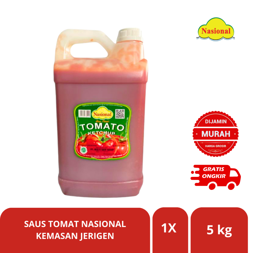 

Saos Tomat Nasional Jerigen 5 kg