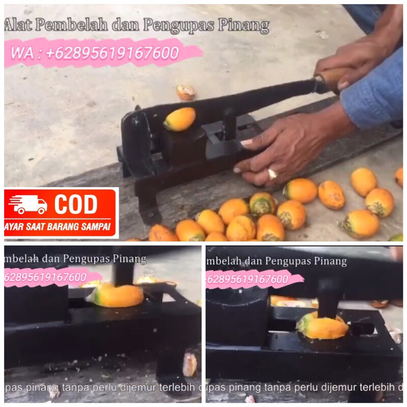 alat Pembelah Pinang dan Pengupas Pinang