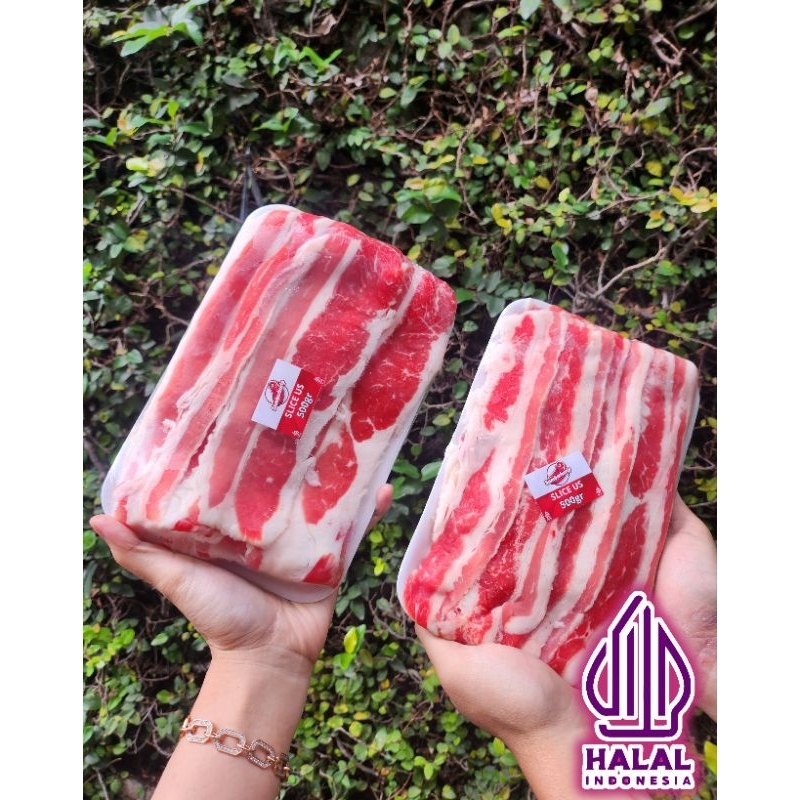 

BEEF SLICE PREMIUM SUKIYAKI/SHABU/YAKINIKU 500gr