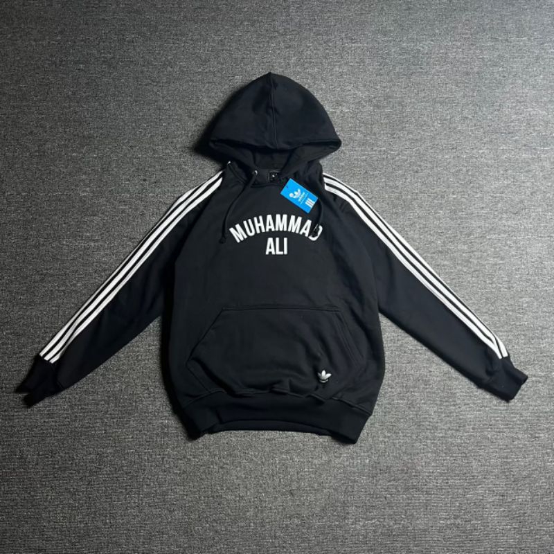 HOODIE  MUHAMMAD ALI HITAM