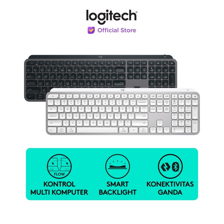 Logitech Keyboard MX Keys S Wireless Keyboard Logitech Original