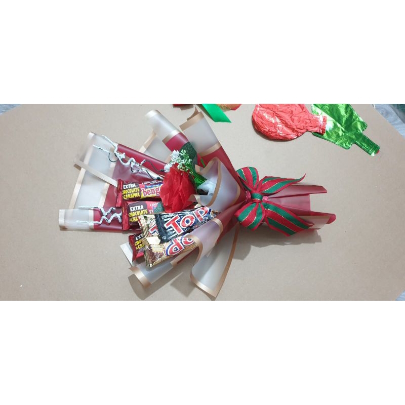 

Buket bunga natal+beng beng