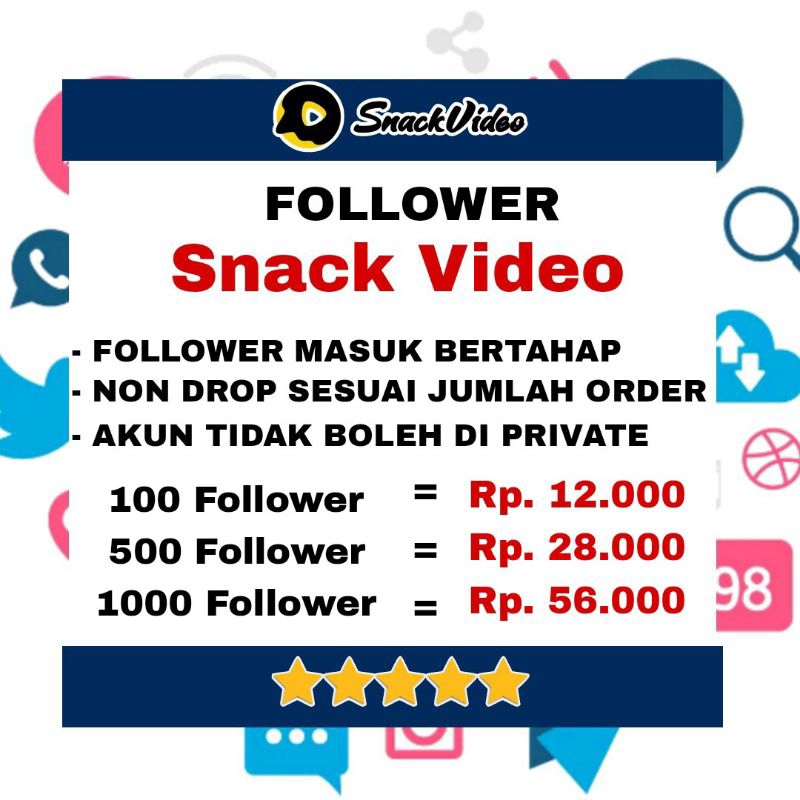 Follower Snack Video Permanen - Pengikut Snack Video